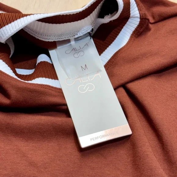 New CALIA by Carrie Underwood Women's Ribbed Crop Mock Neck Tank Medium - Picture 7 of 8